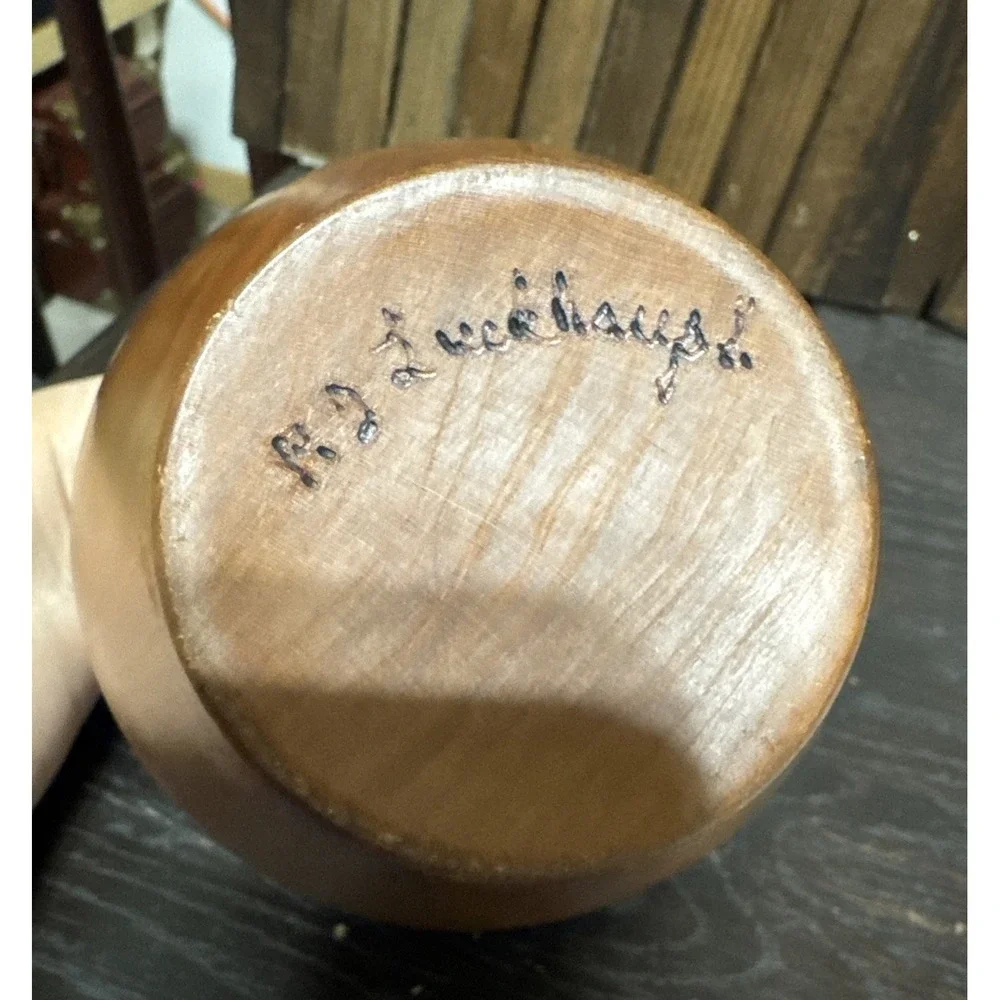 Wooden Vase, Hand- Turned. Used 7